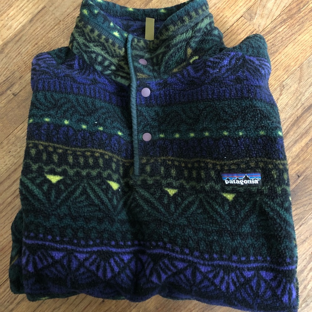 Vintage PATAGONIA Synchilla Snap!!!